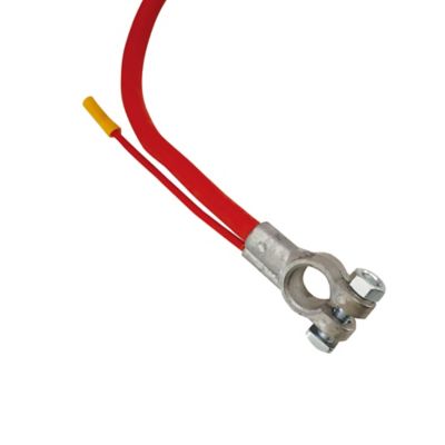 Image showing 6 th Traveller 25 in. 2-Gauge Post Terminal Battery Cable, Red