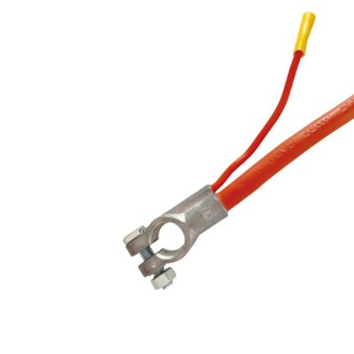 Image showing 6 th Traveller 38 in. 2-Gauge Post Terminal Battery Cable, Red