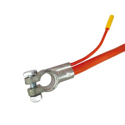 Image showing 7 th Traveller 38 in. 2-Gauge Post Terminal Battery Cable, Red