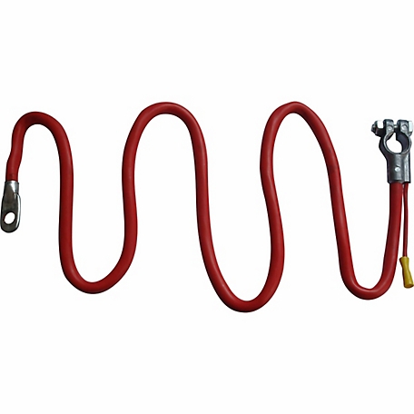 Traveller 48 in. 2 Gauge Post Terminal Battery Cable, Red