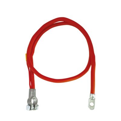 Image showing  48 in. 2-Gauge Post Terminal Battery Cable, Red