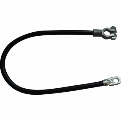 Traveller 24 in. 1 Gauge Post Terminal Battery Cable, Black