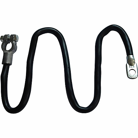 Traveller 31 in. 1 Gauge Post Terminal Battery Cable, Black
