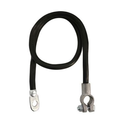 Image showing  31 in. 1-Gauge Post Terminal Battery Cable, Black
