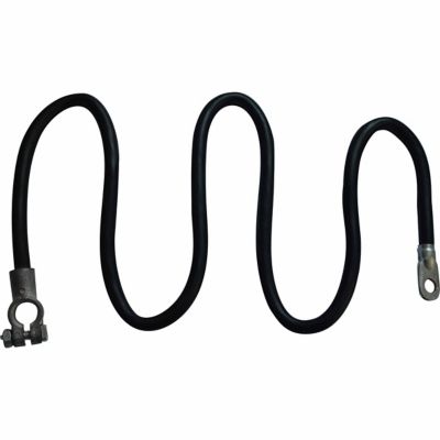 Traveller 48 in. 1-Gauge Post Terminal Battery Cable, Black