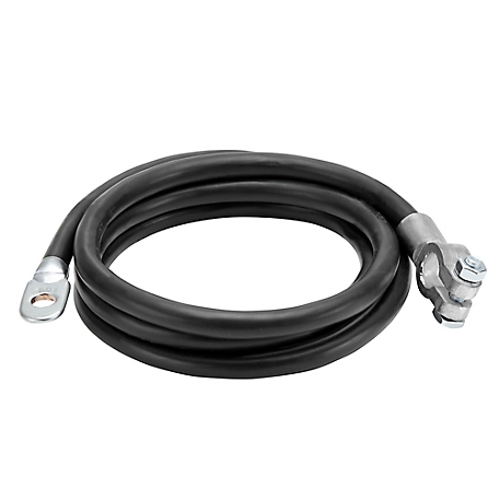Traveller 66 in. 1 Gauge Post Terminal Battery Cable, Black