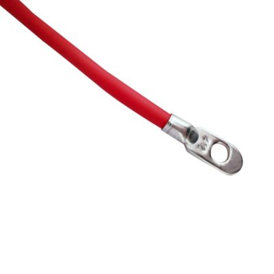 Image showing  12 in. 4-Gauge Switch-to-Starter Battery Cable, Red