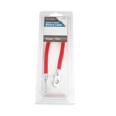 Image showing 5 th Traveller 12 in. 4-Gauge Switch-to-Starter Battery Cable, Red