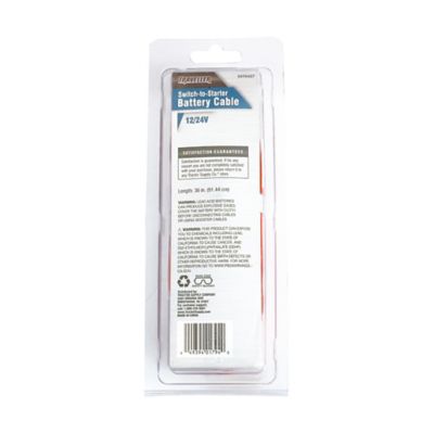 Image showing 6 th Traveller 36 in. 4-Gauge Switch-to-Starter Battery Cable, Red