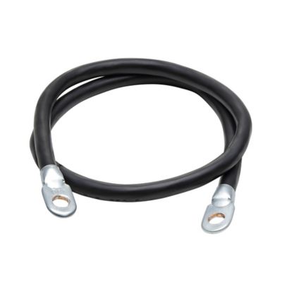 Traveller 36 in. 1 Gauge Switch-to-Starter Battery Cable, Black