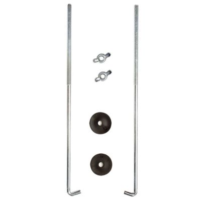 Lynx Hold Down L Bolt, 10 in., Pack of 2