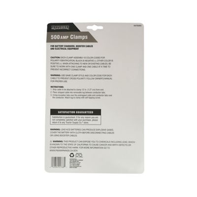 Image showing  500A Electrical Clamps, 1-Pair