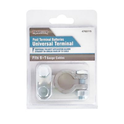 Image showing  1/6-Gauge Post Terminal Batteries Universal Polarity Applications Terminal