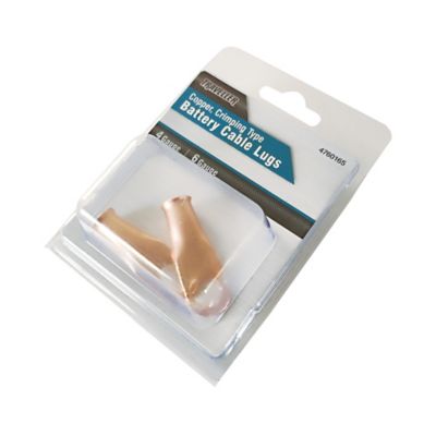 Image showing  4/6-Gauge Copper Battery Cable Lugs, 1-Pair