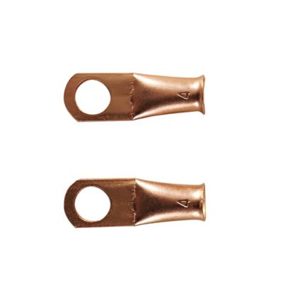 Image showing 5 th Traveller 4/6-Gauge Copper Battery Cable Lugs, 1-Pair