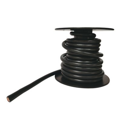 Image showing  25 ft. 2-Gauge Starter Cable Wire, Black