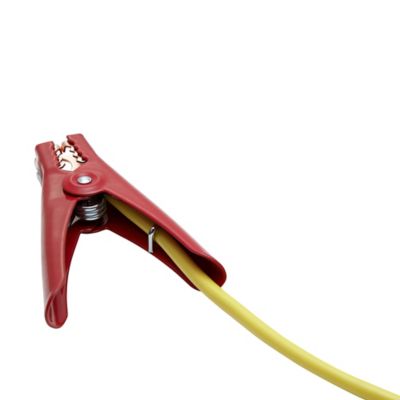 Image showing  12 ft. 8 Gauge Battery Booster Cables, Yellow/Black