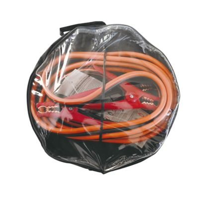Image showing  16 ft. 6-Gauge Battery Booster Cables, Orange/Black