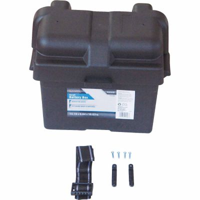 Plastic Battery Box Bracket Tray Case Battery Storage Box for 1/10 1/8 RC Ca LS 