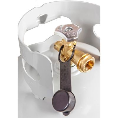 Image showing 20 lb. Steel DOT Vertical LP Gas Cylinder Equipped with OPD Valve