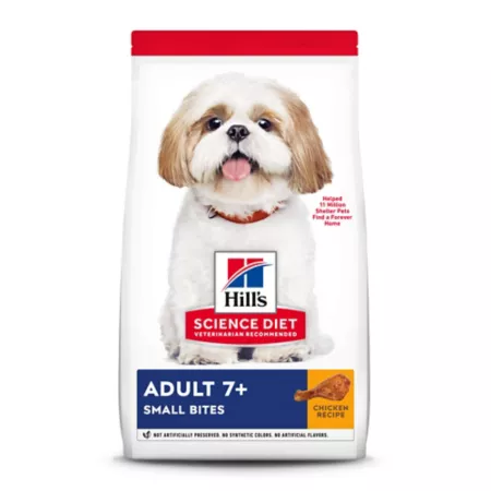 Hill's Science Diet Extra Small/Small Breed Adult 7+ Small Bites Chicken Barley and Rice Recipe Dry Dog Food