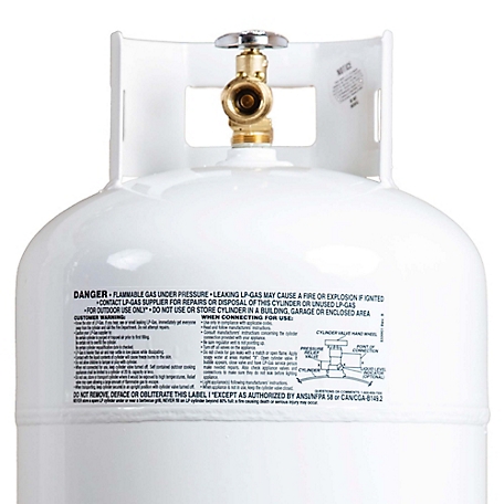 Manchester Tank & Equipment 40 lb. Steel TC/DOT Vertical Propane Cylinder  Equipped with OPD Valve, 1220TCTH.4 at Tractor Supply Co.