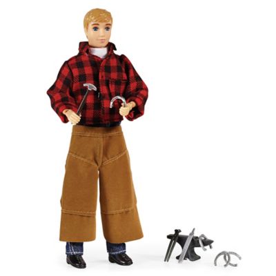 Breyer Traditional Farrier with Blacksmith Tools 8 in. Toy Figure, Fits 1:9 Scale Breyer Traditional Horses