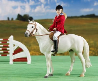 Image showing  Traditional Devon Hunt Seat Horse Saddle Toy Accessory, Fits 1:9 Scale Breyer Traditional Series Horses