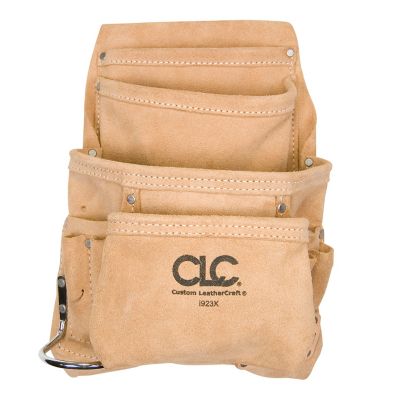 CLC Custom Leathercraft 2823 Ballistic Nail and Tool Bag 10-Pocket 