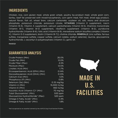 Image showing  Large Breed Adult High-Protein Chicken and Rice Formula Dry Dog Food