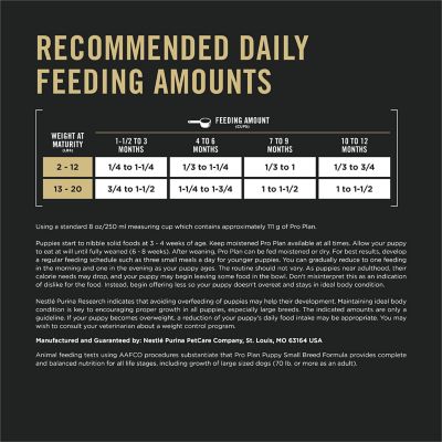 Image showing  Focus Small Breed Puppy Chicken and Rice Recipe Dry Dog Food