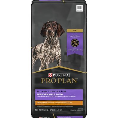 Purina Pro Plan Sport All Life Stages 30/20 Performance Formula High-Protein Chicken and Rice Recipe Dry Dog Food Great dog food for active dogs