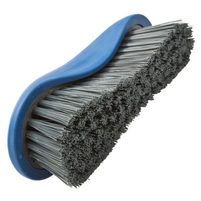 Cottage Craft Stiff Bristled Mud Brush With Handle Horse Grooming Accessories