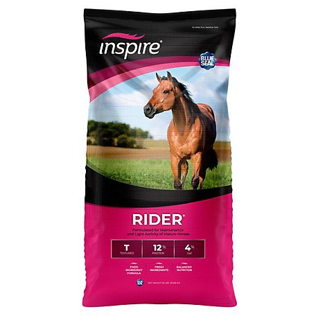 Blue Seal Inspire Rider Textured Horse Feed, 50 lb.