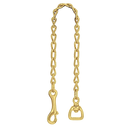Weaver Leather Brass-Plated 24 in. Barcoded 724 Lead Chain