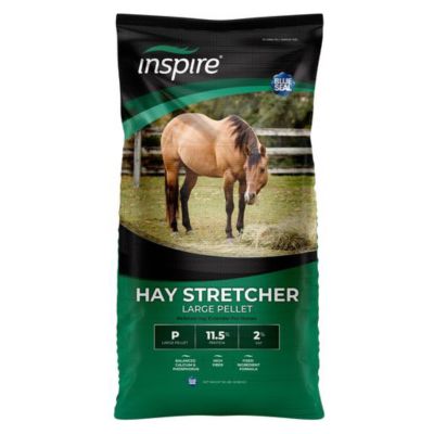 Blue Seal Inspire Hay Stretcher Large Pellet Horse Feed, 50 lb.
