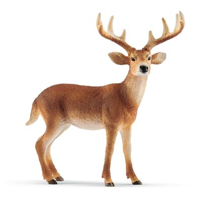 Schleich White-Tailed Buck Toy Figurine