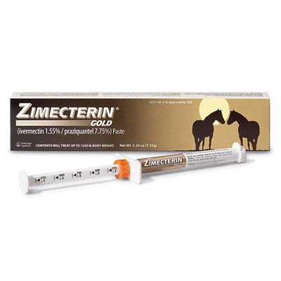 Zimecterin Gold Paste Dewormer Ivermectin 1 55 Praziquantel 7 75 0 26 Oz 6001120 At Tractor Supply Co