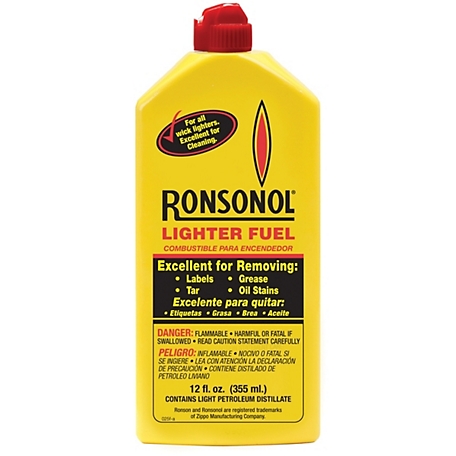 Ronsonol Lighter Fuel, 12 oz.