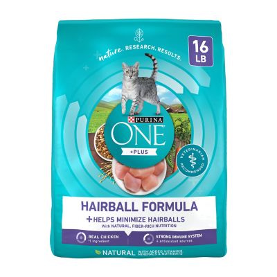 Purina ONE Adult Indoor Hairball Turkey and Rice Recipe Dry Cat Food