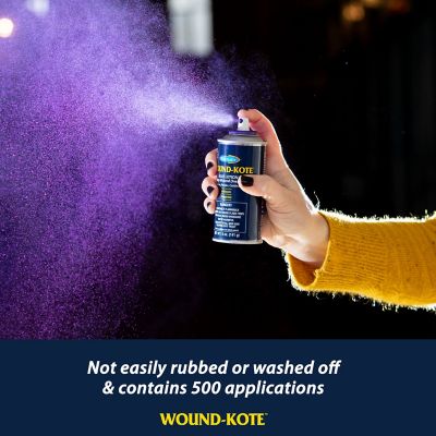 Image showing  Wound-Kote Blue Lotion Spray Wound Dressing for Horses, Cattles and More, 7 oz.