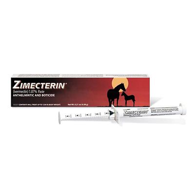 Zimecterin Ivermectin 1.87% Horse Wormer Paste, 0.21 oz.