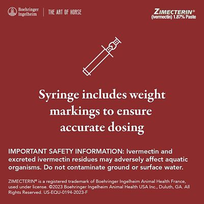 Image showing  Horse Dewormer Paste, 6.08g