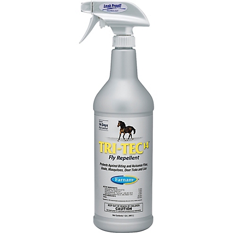 Farnam Tri-Tec 14 Fly Repellent for Horses, 1 qt.
