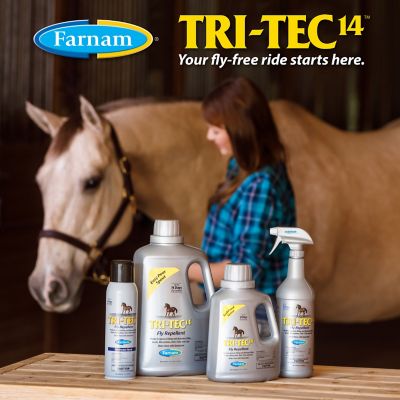 Image showing  Tri-Tec 14 Fly Repellent for Horses, 1 qt.