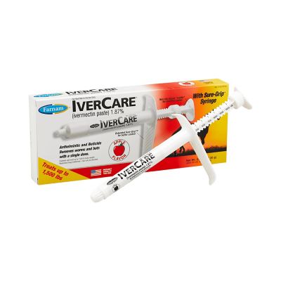 Farnam IverCare Ivermectin 1.87% Paste for Horses, 0.26 oz.