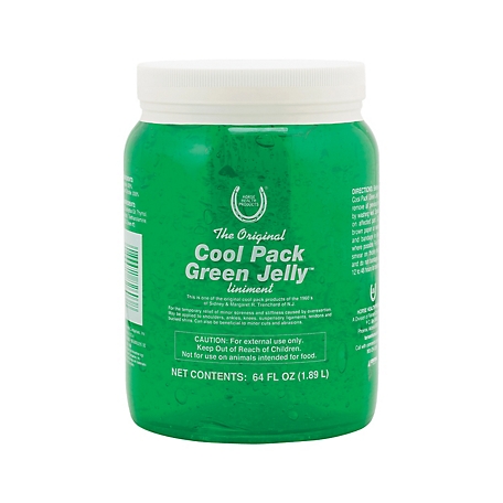 Horse Health Cool Pack Green Jelly Liniment for Horses, 64 oz.