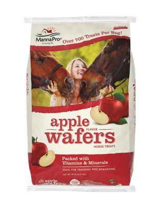 Manna Pro Apple Flavor Wafer Horse Treats, 20 lb.