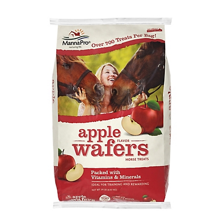 Manna Pro Apple Flavor Wafer Horse Treats, 20 lb.