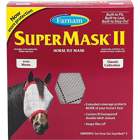 Farnam SuperMask II Horse Fly Mask without Ears